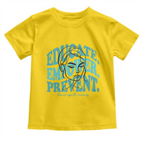 Sexual Assault Awareness Prevention Toddler T Shirt Educate Empower Prevent Women's Right