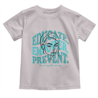 Sexual Assault Awareness Prevention Toddler T Shirt Educate Empower Prevent Women's Right