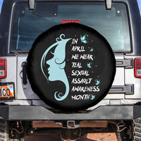 Sexual Assault Awareness Month Spare Tire Cover In April We Wear Teal Ribbon
