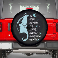 Sexual Assault Awareness Month Spare Tire Cover In April We Wear Teal Ribbon