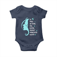 Sexual Assault Awareness Month Baby Onesie In April We Wear Teal Ribbon