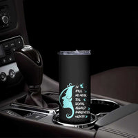 Sexual Assault Awareness Month Skinny Tumbler In April We Wear Teal Ribbon