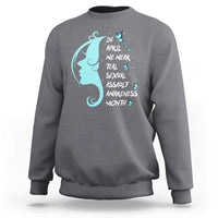 Sexual Assault Awareness Month Sweatshirt In April We Wear Teal Ribbon