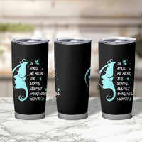 Sexual Assault Awareness Month Tumbler Cup In April We Wear Teal Ribbon