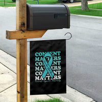 Sexual Assault Awareness Month Garden Flag Teal Ribbon Consent Matters You Are Not Alone