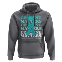 Sexual Assault Awareness Month Hoodie Teal Ribbon Consent Matters You Are Not Alone