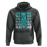 Sexual Assault Awareness Month Hoodie Teal Ribbon Consent Matters You Are Not Alone