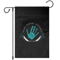 Stop Sexual Assault Awareness Survivor Garden Flag