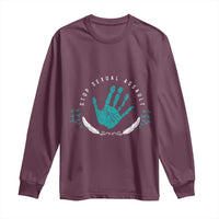 Stop Sexual Assault Awareness Survivor Long Sleeve Shirt