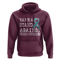 Sexual Assault Awareness Month Hoodie Stand Against Sexual Assault & Domestic Violence