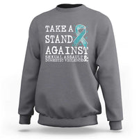 Sexual Assault Awareness Month Sweatshirt Stand Against Sexual Assault & Domestic Violence