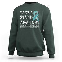 Sexual Assault Awareness Month Sweatshirt Stand Against Sexual Assault & Domestic Violence