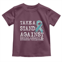 Sexual Assault Awareness Month Toddler T Shirt Stand Against Sexual Assault & Domestic Violence