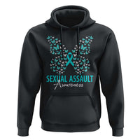 Sexual Assault Awareness Butterfly Ribbon Hoodie