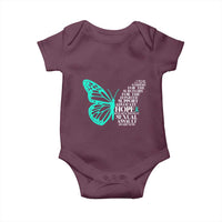 I Wear Teal For Sexual Assault Awareness Baby Onesie
