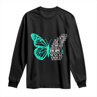 I Wear Teal For Sexual Assault Awareness Long Sleeve Shirt