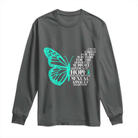 I Wear Teal For Sexual Assault Awareness Long Sleeve Shirt