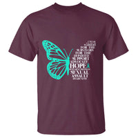 I Wear Teal For Sexual Assault Awareness T Shirt