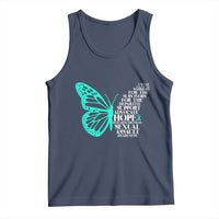 I Wear Teal For Sexual Assault Awareness Tank Top