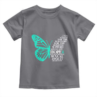 I Wear Teal For Sexual Assault Awareness Toddler T Shirt