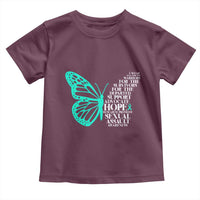 I Wear Teal For Sexual Assault Awareness Toddler T Shirt
