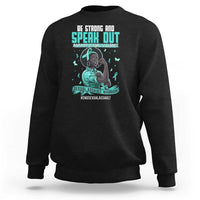 Sexual Assault Awareness Sweatshirt Support African Women Stop Sexual Abuse Awareness