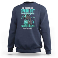 Sexual Assault Awareness Sweatshirt Support African Women Stop Sexual Abuse Awareness