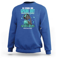 Sexual Assault Awareness Sweatshirt Support African Women Stop Sexual Abuse Awareness