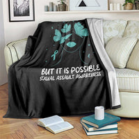 Sexual Assault Awareness Throw Blanket Healing Is Not Linear But It Is Possible