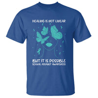 Sexual Assault Awareness T Shirt Healing Is Not Linear But It Is Possible