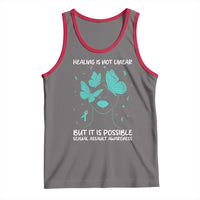 Sexual Assault Awareness Tank Top Healing Is Not Linear But It Is Possible