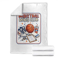Basketball Moms Club Throw Blanket Funny Mother’s Day Gift