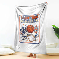 Basketball Moms Club Throw Blanket Funny Mother’s Day Gift