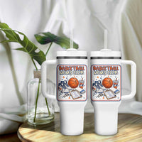 Basketball Moms Club Tumbler With Handle Funny Mother’s Day Gift