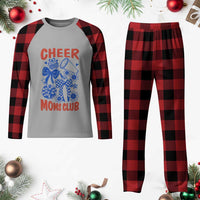 Cheer Moms Club Plaid Pajama Set Funny Cheerleading Mom Mother’s Day Gift