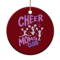 Cheer Moms Club Ceramic Ornament Cheerleader Mom Mother’s Day Gift