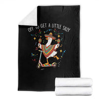 Silly Goose Cinco De Mayo Throw Blanket Off To Get A Little Silly