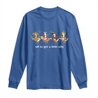 Funny Silly Goose Cinco De Mayo Long Sleeve Shirt Off To Get A Little Silly