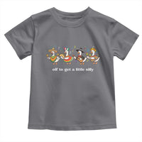 Funny Silly Goose Cinco De Mayo Toddler T Shirt Off To Get A Little Silly