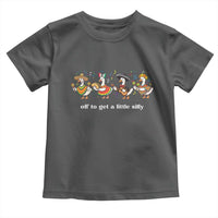 Funny Silly Goose Cinco De Mayo Toddler T Shirt Off To Get A Little Silly