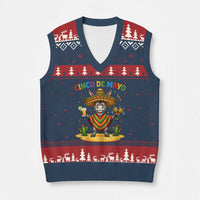 Cinco de Mayo Donkey Mexican Fiesta V-Neck Knit Sweater Vest