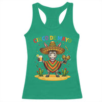 Cinco de Mayo Donkey Mexican Fiesta Racerback Tank Top