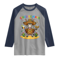 Cinco de Mayo Donkey Mexican Fiesta Raglan Shirt