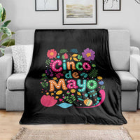 Cinco de Mayo Throw Blanket Funny Mexican Fiesta