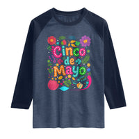 Cinco de Mayo Raglan Shirt Funny Mexican Fiesta