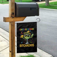 Cinco De Drinko Bitchachos Garden Flag Funny Margarita Cinco De Mayo Mexican Fiesta