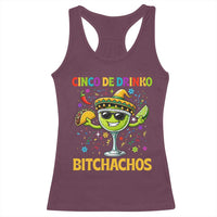 Cinco De Drinko Bitchachos Racerback Tank Top Funny Margarita Cinco De Mayo Mexican Fiesta