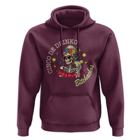Cinco De Drinko Bitchachos Hoodie Funny Skeleton Drinking Margarita Fiesta Party