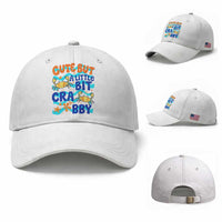 Cute But A Little Bit Crabby Baseball Cap Beach Crab Summer Vacation