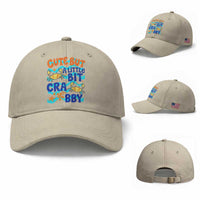 Cute But A Little Bit Crabby Baseball Cap Beach Crab Summer Vacation